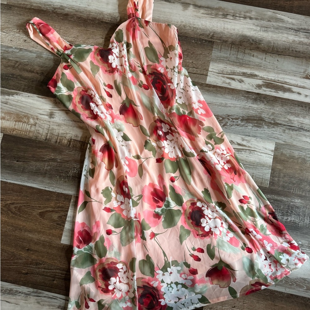 Y2k Floral Sleeveless Dress, Connected Apparel, Kentucky derby - XL